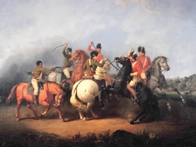 Battle of Cowpens painted by William Ranney
