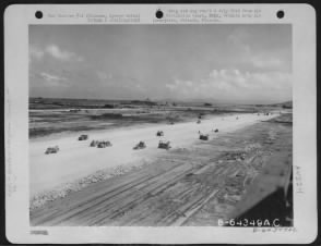 Seabees building and airstrip