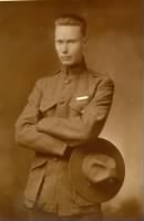 Lyle Lawrence Carringer (1891-1976) - in Marine uniform in 1918 in San Diego