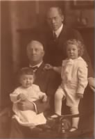 Harris Collingwood with father Charles, and sons Charles & Tom