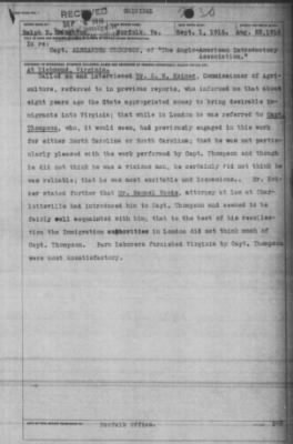 Old German Files, 1909-21 > Captain Alexander Thompson (#8000-2030)