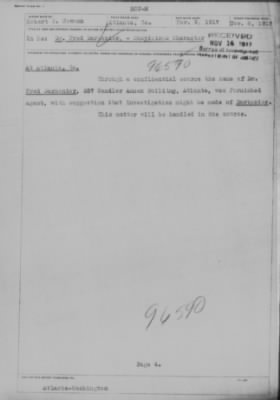 Old German Files, 1909-21 > Dr. Fred Darbonier (#96590)