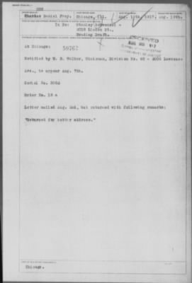 Old German Files, 1909-21 > Stanley Schwenski (#50762)