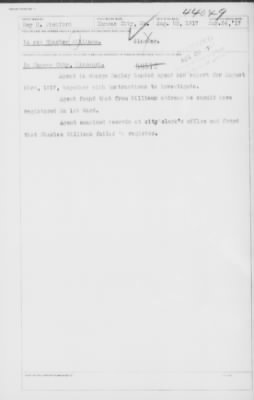 Old German Files, 1909-21 > Charles Williams (#44049)