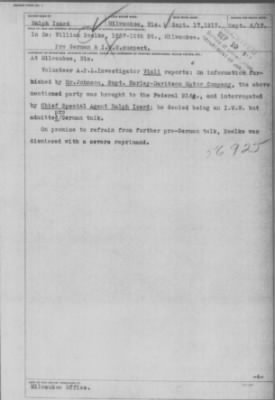 Old German Files, 1909-21 > William Boelke (#56925)