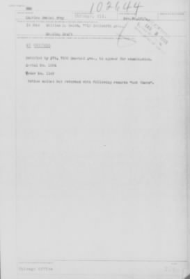 Old German Files, 1909-21 > William M. Welsh (#102644)