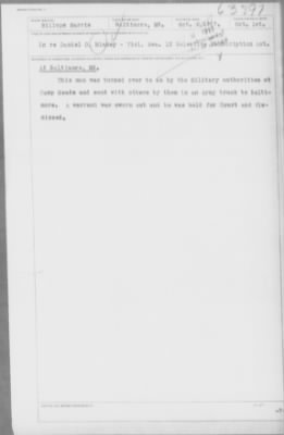 Old German Files, 1909-21 > Daniel O. Blakey (#63897)