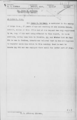 Old German Files, 1909-21 > James E. Davidson (#66119)