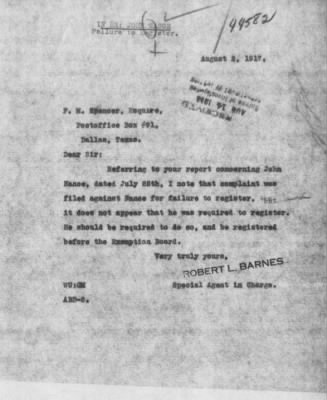 Old German Files, 1909-21 > John Nance (#44582)