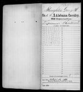 US, Civil War Service Records (CMSR) - Union - Alabama, 1861-1865 record example