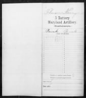 US, Civil War Service Records (CMSR) - Confederate - Maryland, 1861-1865 record example