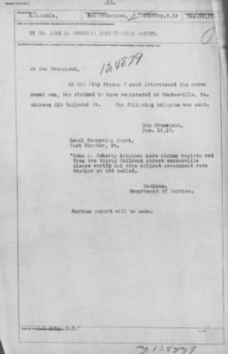 Old German Files, 1909-21 > John J. Doherty (#8000-124879)