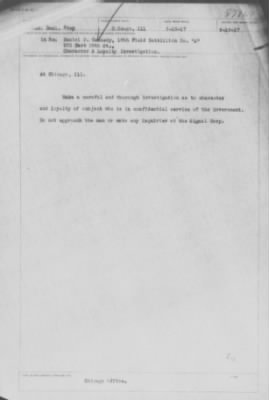 Old German Files, 1909-21 > Daniel P. Cennedy (#87869)