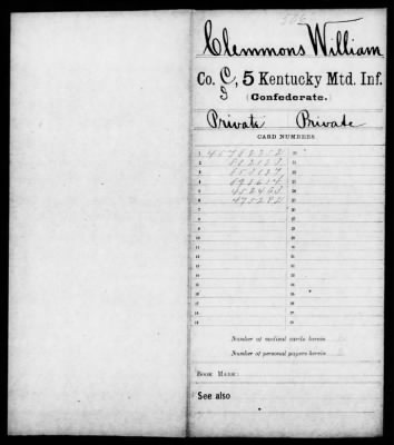 William > Clemmons, William