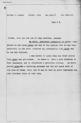 Old German Files, 1909-21 > Paul B. Elder (#55395)