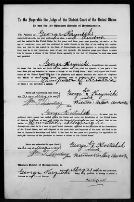 World Archives Project: New York, U.S. Naturalization Records - Original  Documents, 1795-1972 - Rootsweb