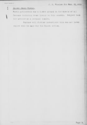 Old German Files, 1909-21 > Various (#134907)