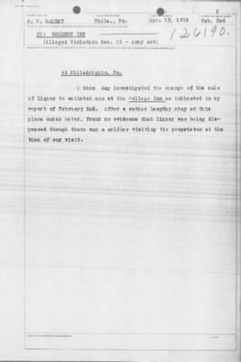 Old German Files, 1909-21 > Alleged Illegal Sale of Intoxicants to Soldiers and Sailors in Uniform (#8000-126190)
