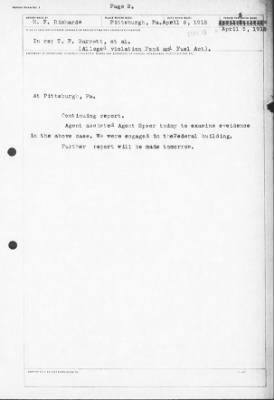 Old German Files, 1909-21 > Various (#8000-133397)