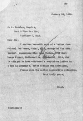 Old German Files, 1909-21 > Miss Anne O' Brien (#8000-129171)