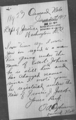 Miscellaneous Files, 1909-21 > Case #11953