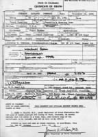 Everett Harland Ormsbee Death Certificate