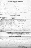 Marriage Certificate of Everett H. Ormsbee & Edith M. Hockett
