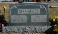 Tombstone of O. C. Kirkpatrick