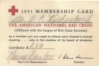 American Red Cross Card