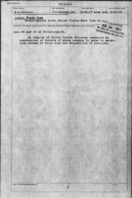 Miscellaneous Files, 1909-21 > Postal Fraud Case (#11984)
