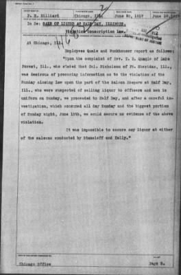 Thumbnail for Miscellaneous Files, 1909-21 > INTOXICATING LIQUOR AT FORT BENJAMIN HARRISON (#11682)