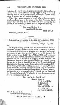 Volume I > Pennsylvania Archives 1735