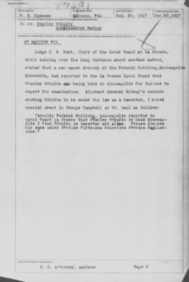 Old German Files, 1909-21 > Stanley Schultz (#87291)
