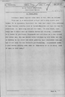 Old German Files, 1909-21 > George Jingelbach (#104255)