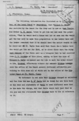 Old German Files, 1909-21 > Willard D. Sayle (#116444)