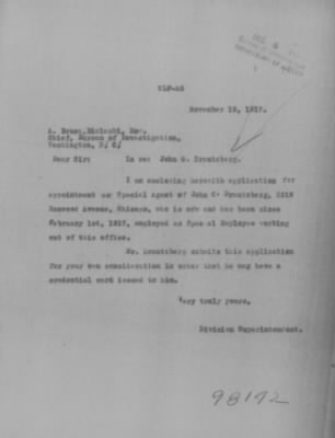 Old German Files, 1909-21 > John C. Drantzberg (#98142)