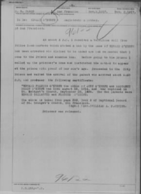 Old German Files, 1909-21 > Registration Matter (#96122)