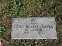 Lawver, Clyde Robert Tombstone