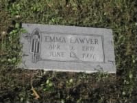 Lawver, Emma Tombstone