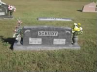 Schudy, Jake T and Connie I Tombstone