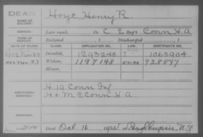 Company C > Hoyt, Henry R.