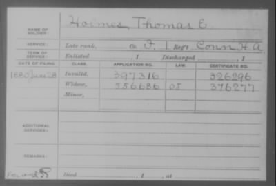 Company I > Holmes, Thomas E.