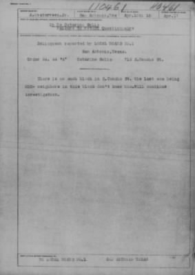 Old German Files, 1909-21 > Catarino Solis (#110461)