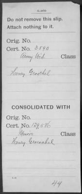 Thumbnail for Company [Blank] > Groschel, Henry (WC3590)