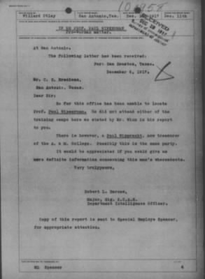 Old German Files, 1909-21 > Prof. Paul Wipperman (#8000-100958)