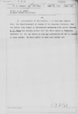 Old German Files, 1909-21 > E. H. Sachs (#63291)