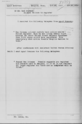 Old German Files, 1909-21 > Sam Coleman (#73357)