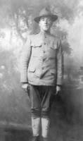 Clayton Batchelor in WW I Uniform 1917