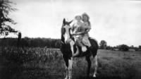 Minnie & Blanche Ride A Horse