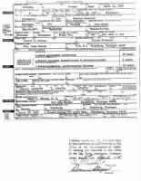 Death Certificate - Orville Ferris Watson, Sr